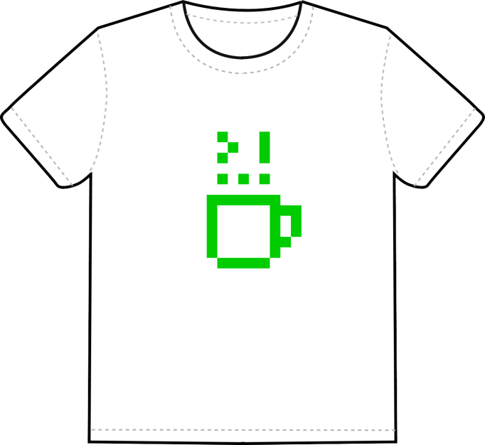iconperday green cup t-shirt → click to order