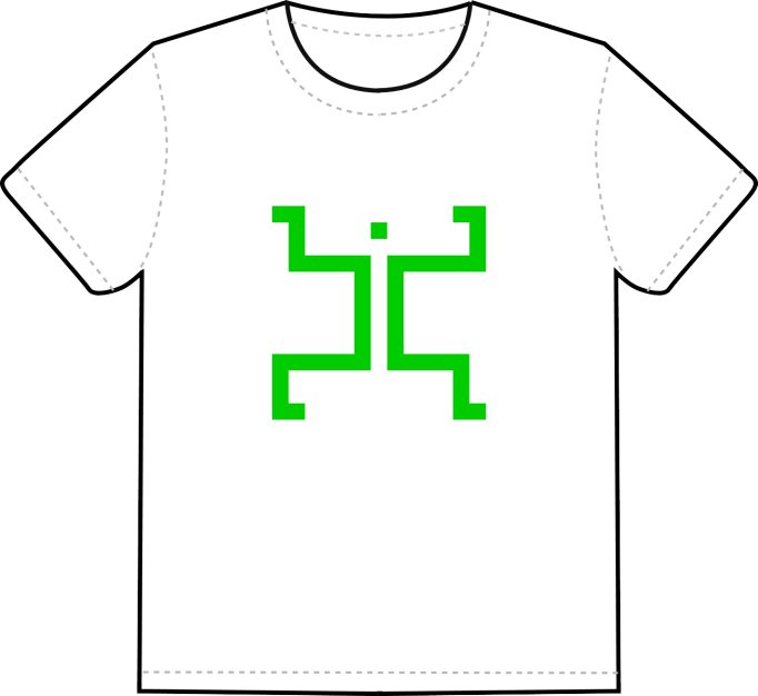 iconperday green dancer t-shirt