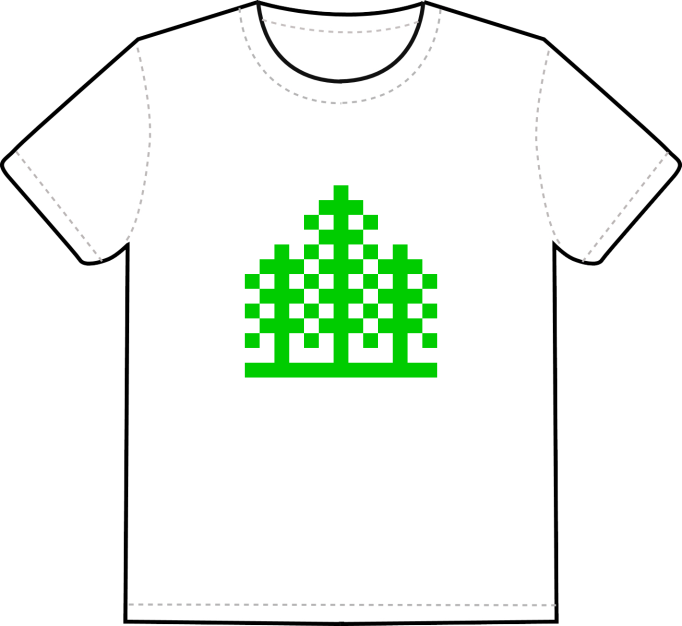 iconperday green forest t-shirt