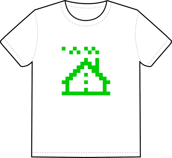iconperday green house t-shirt